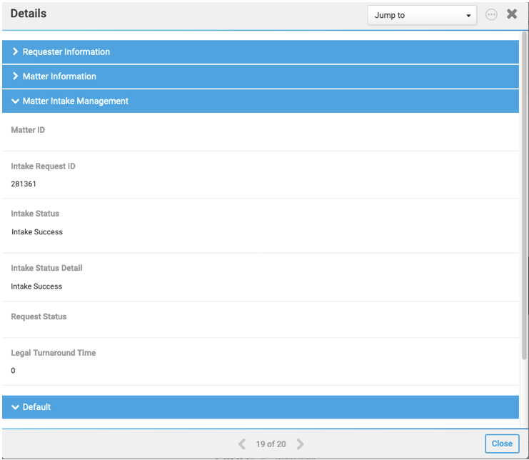 Approvers And Requesters Within Legal Tracker TIMI Thomson Reuters 